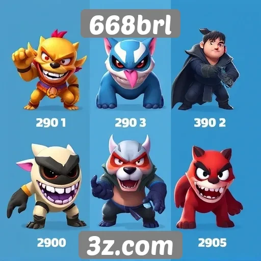 Comparativo de jogos populares no 668brl